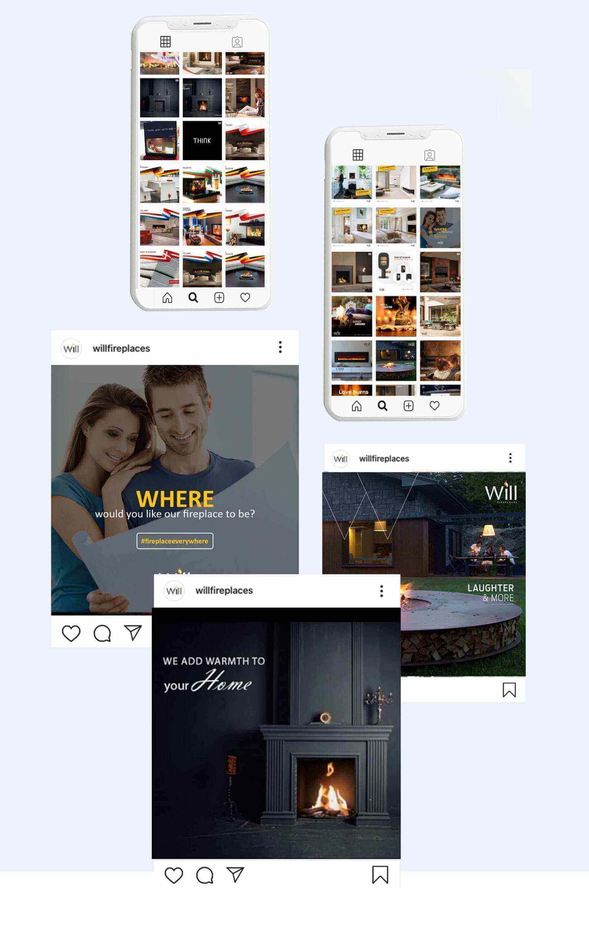 Will Fireplaces social media marketing