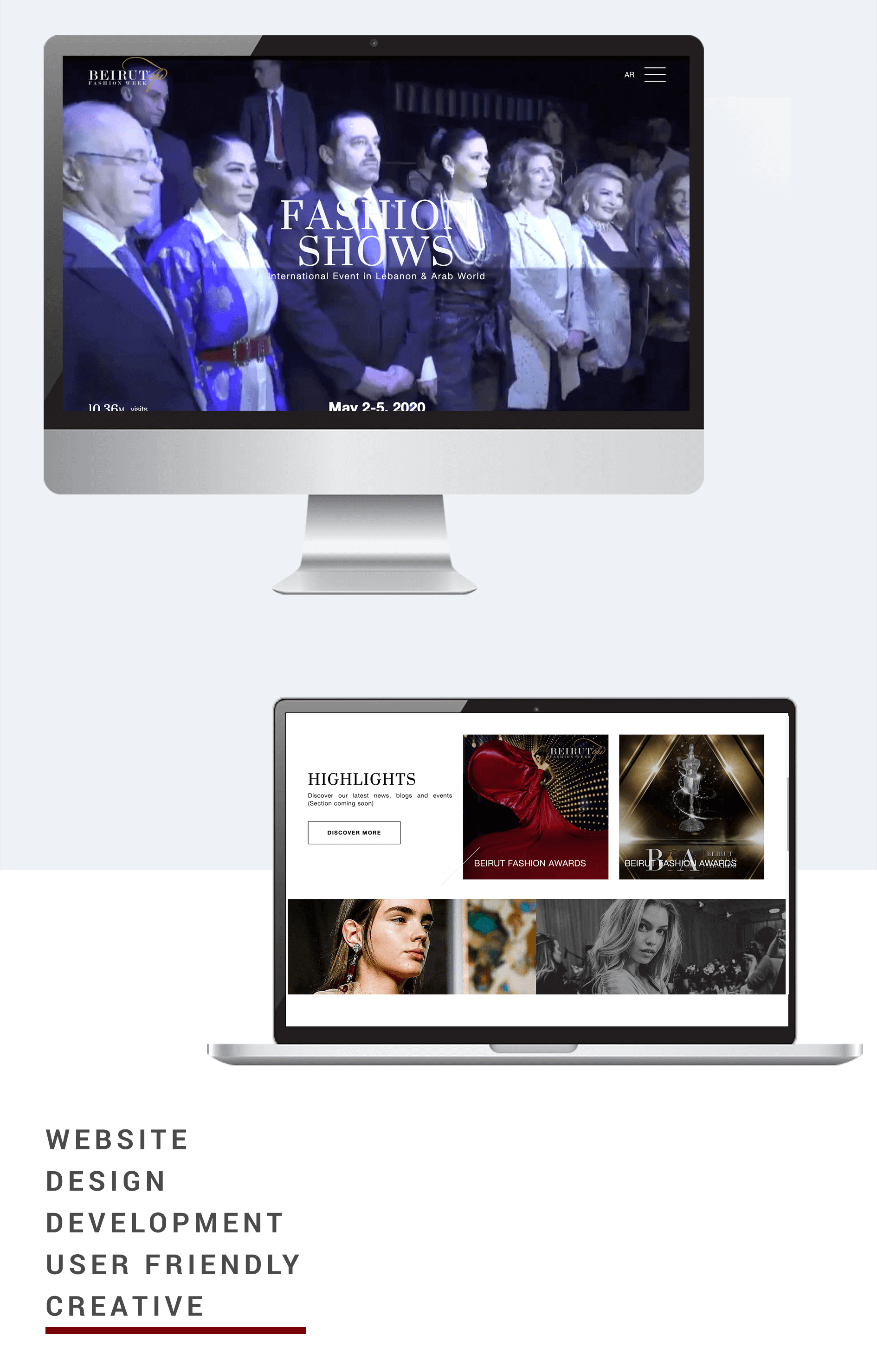 Beirut Fashion Week Website