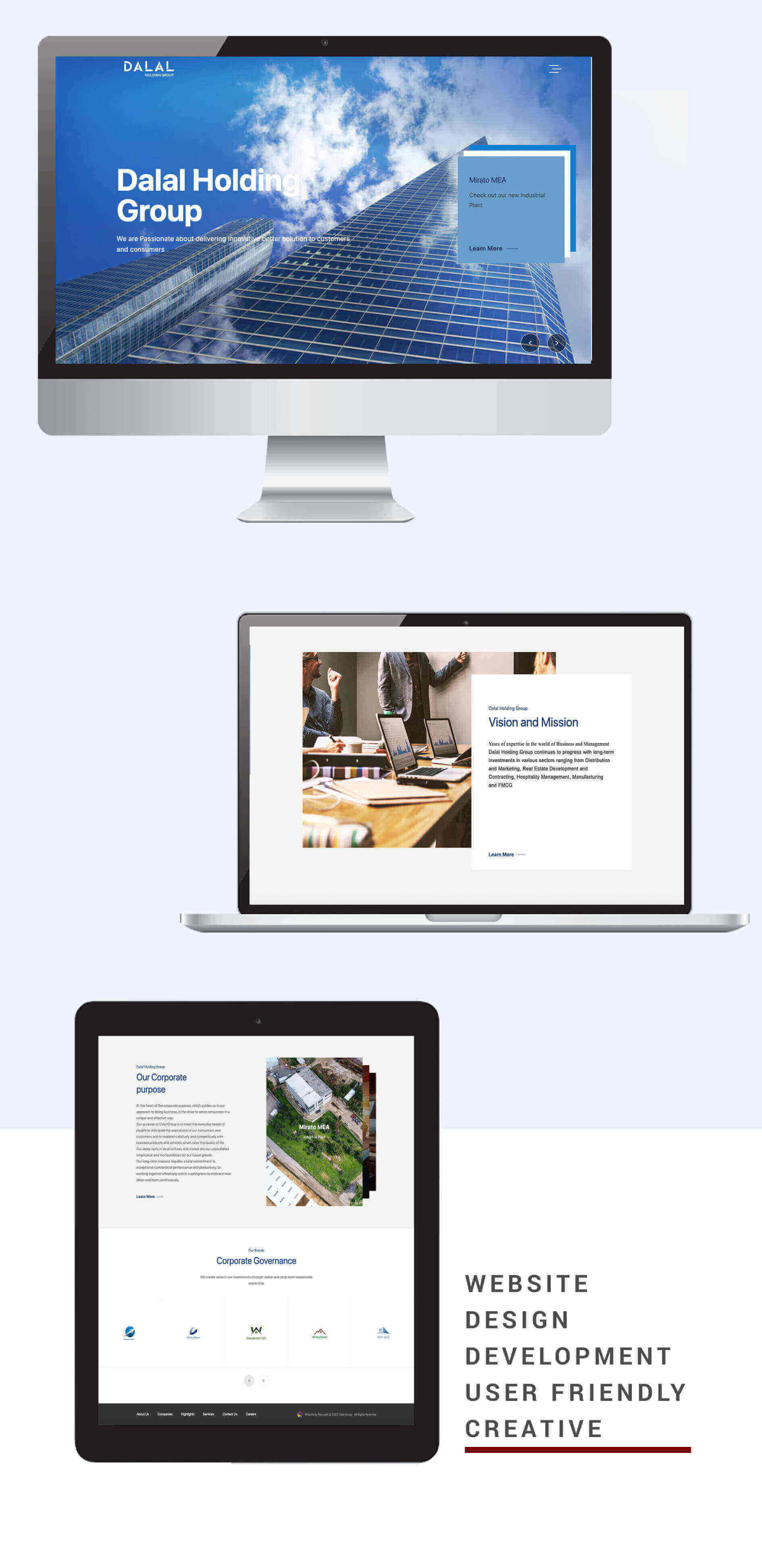 Dalal Group Web design