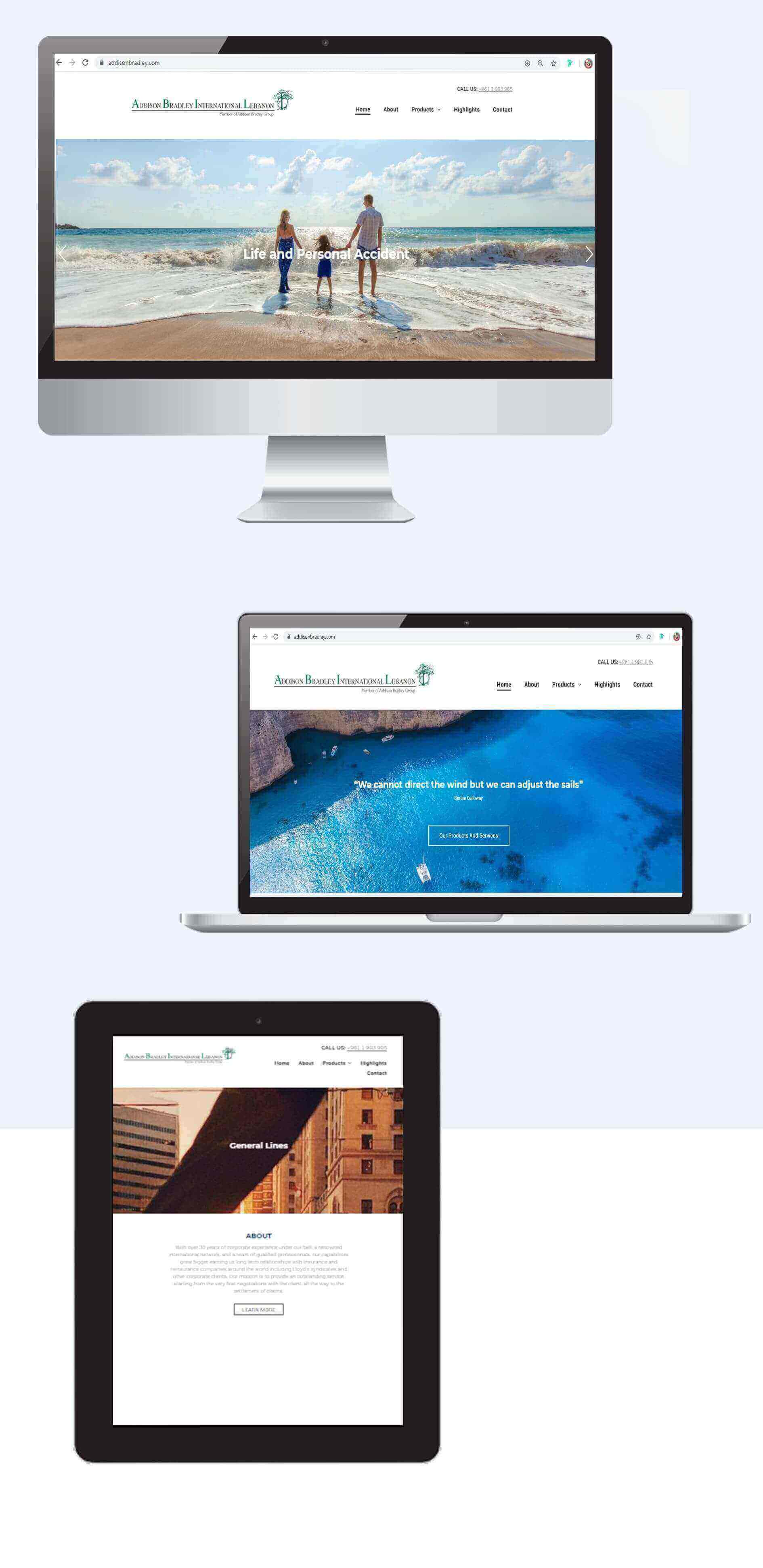 موقع إلكتروني اديسون برادلي