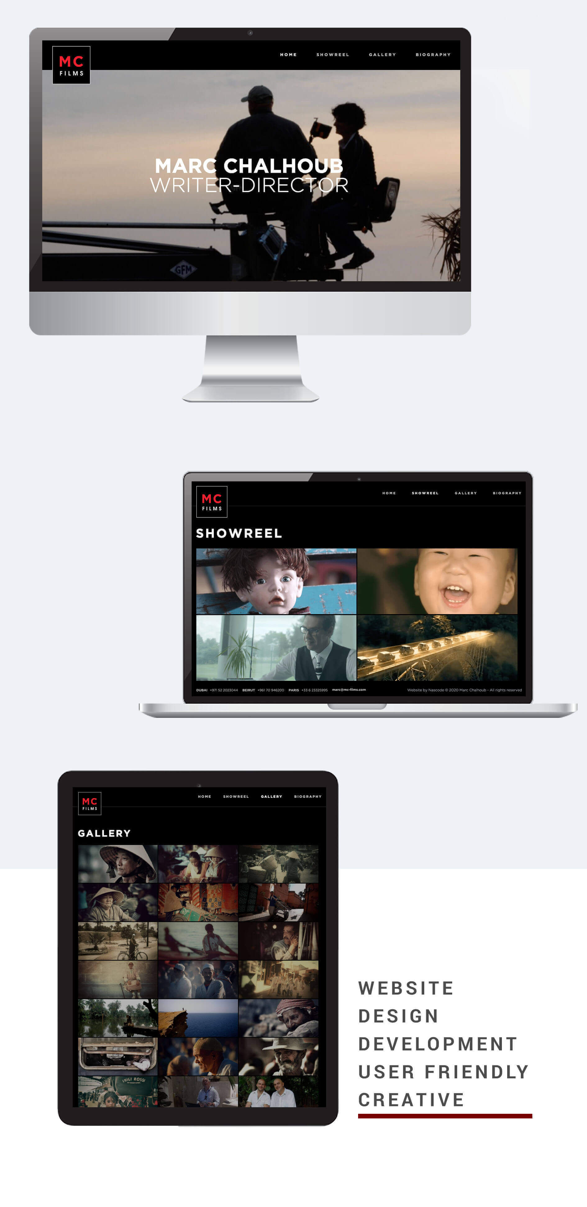 Marc Chalhoub Web design