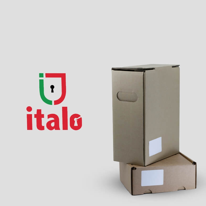 Logo and packaging designs for Italo Locks in Lebanon