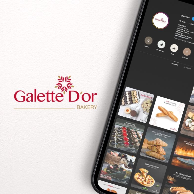 Online marketing and advertising for Galette Dor in Lebanon