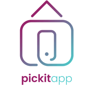 Template website setup for Pickit App. based in K.S.A. Logo