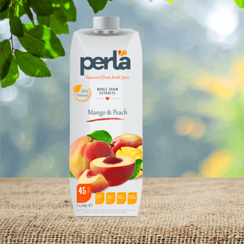 Juice package design perla