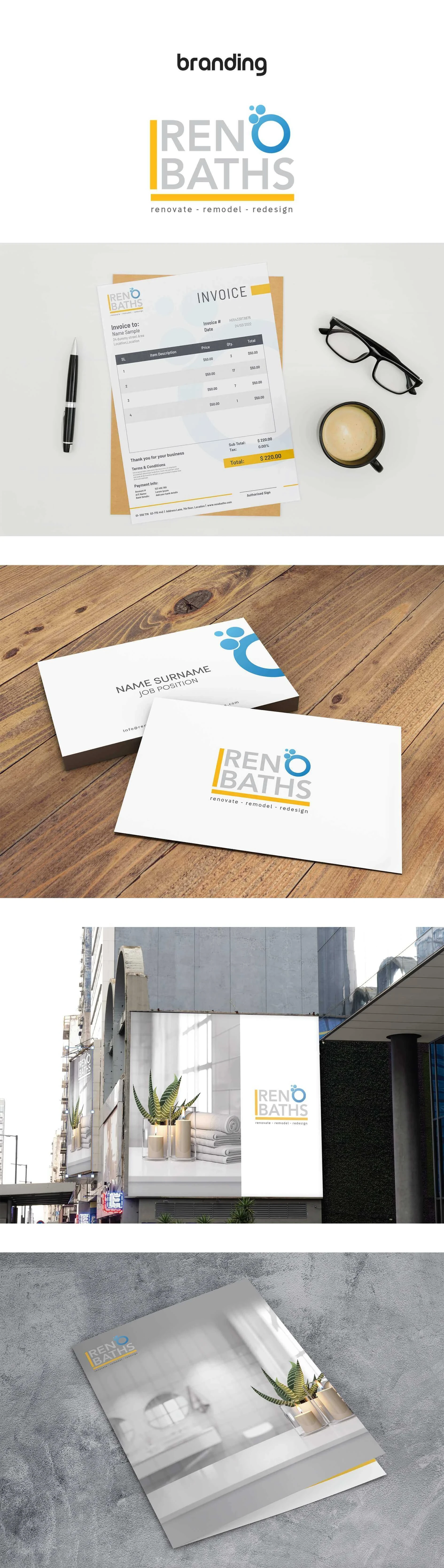 Logo Design for Renobaths in Lebanon