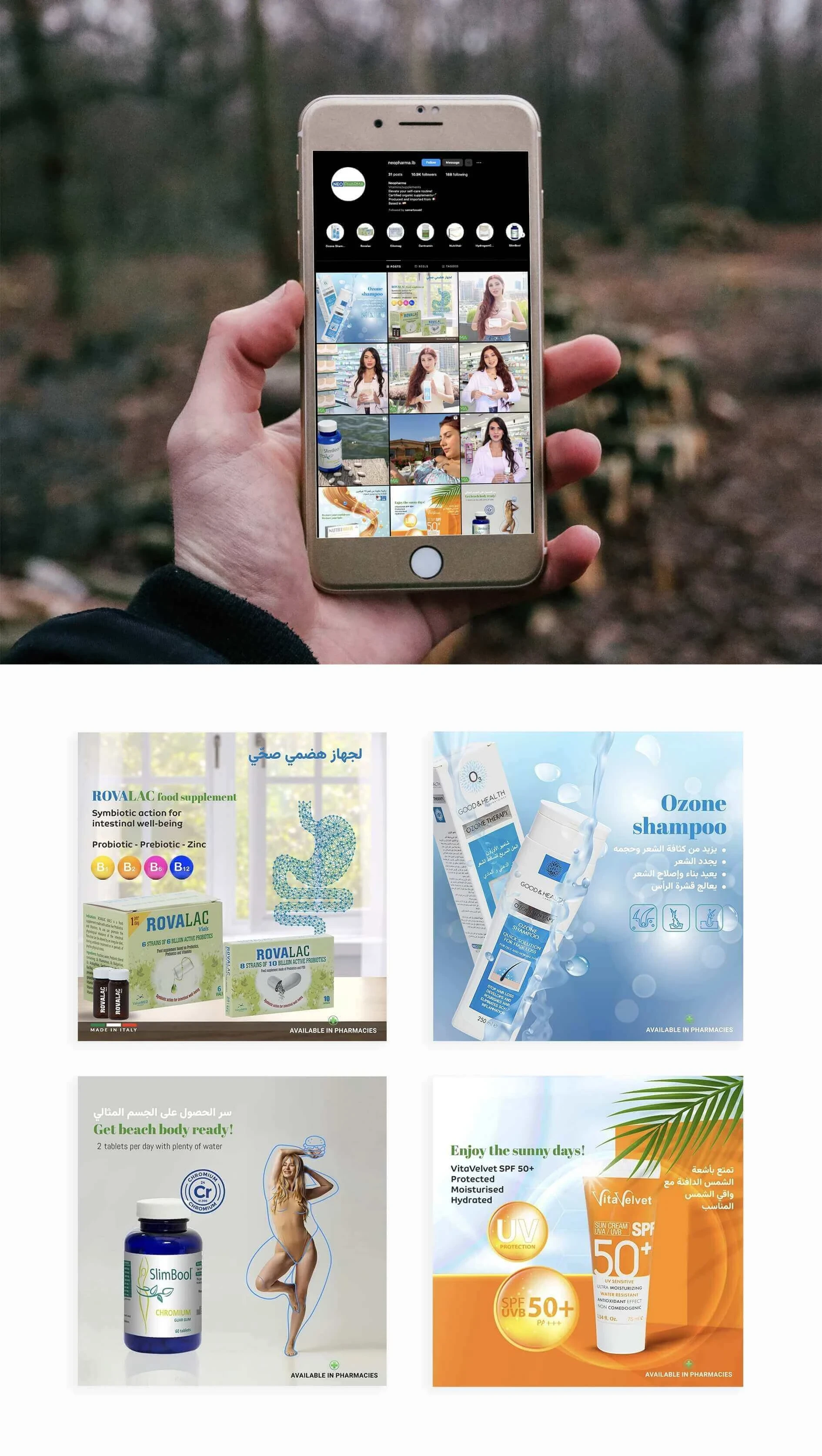 Online marketing and advertising for NeoPharma in Lebanon