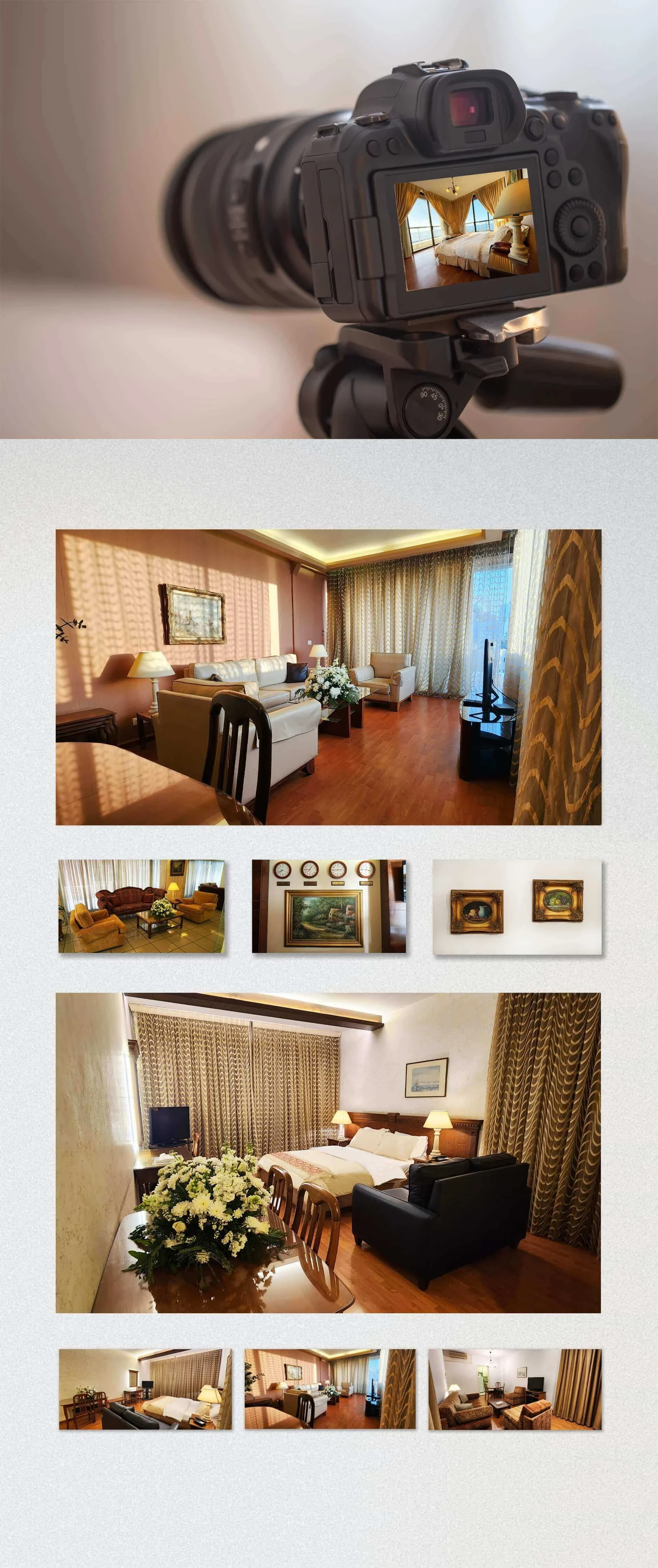 Template website setup for Holiday Home Suites in Lebanon