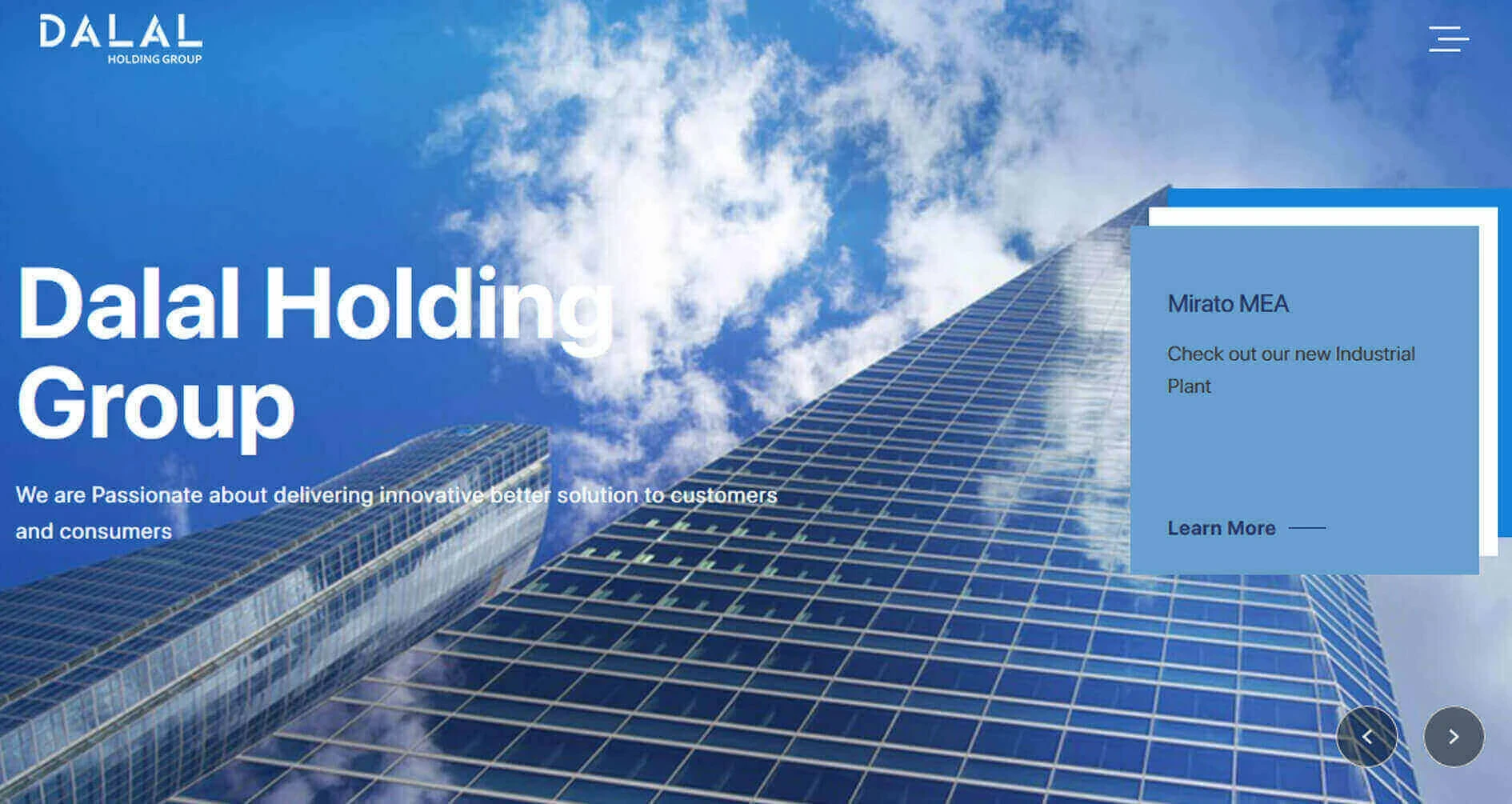 Dalal Group Web design