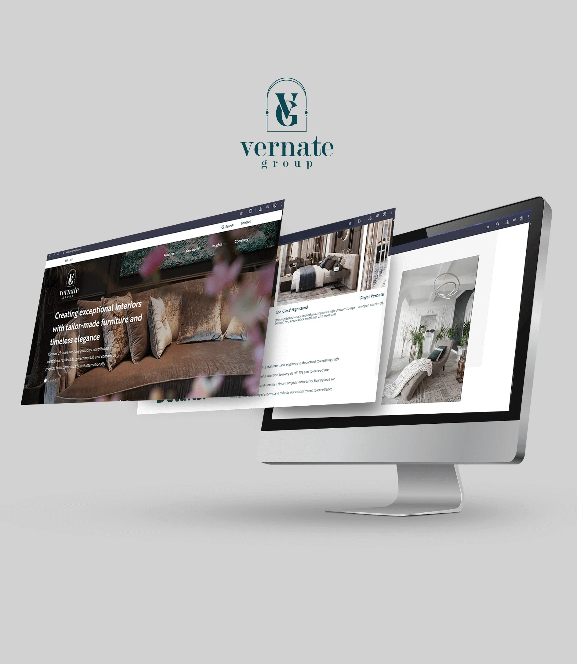 Custom Website for Vernate