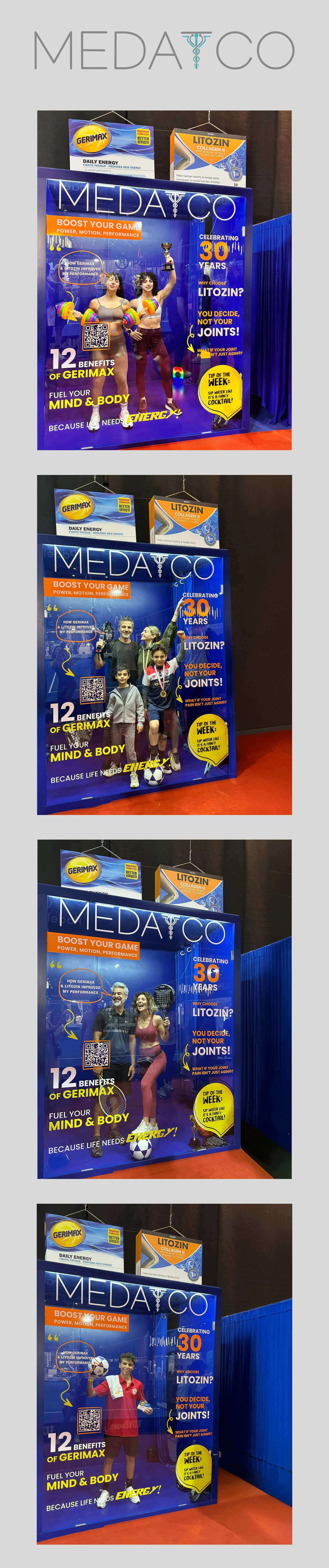Custom photobooth design for Medatco in Lebanon