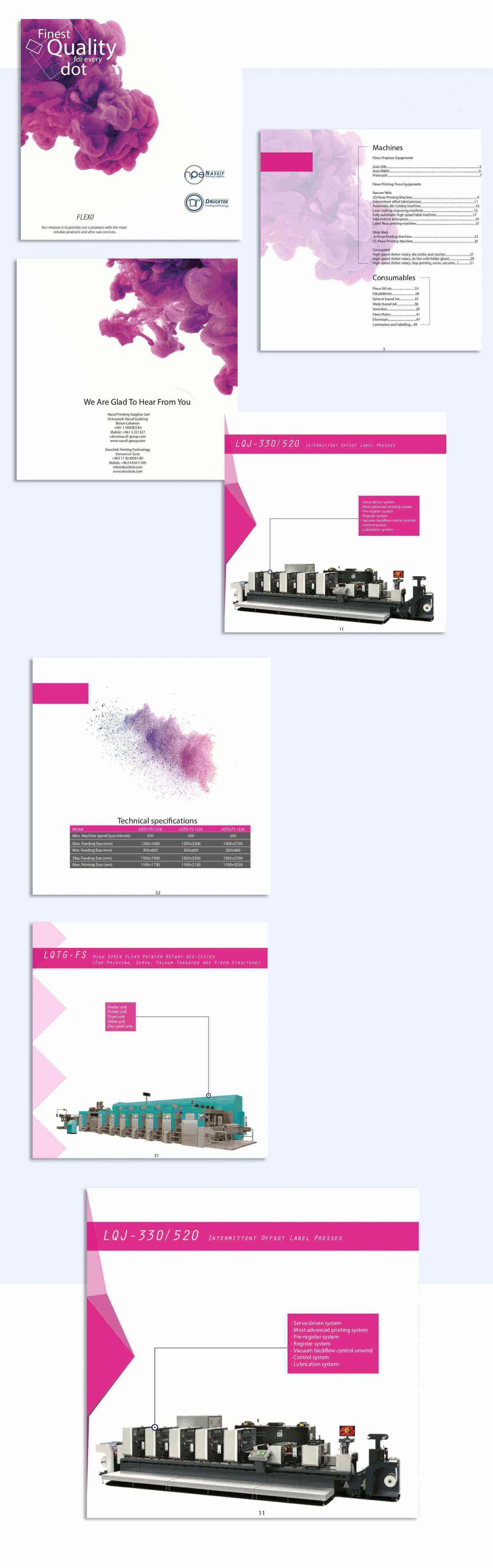 Graphic Design for Nassif printing