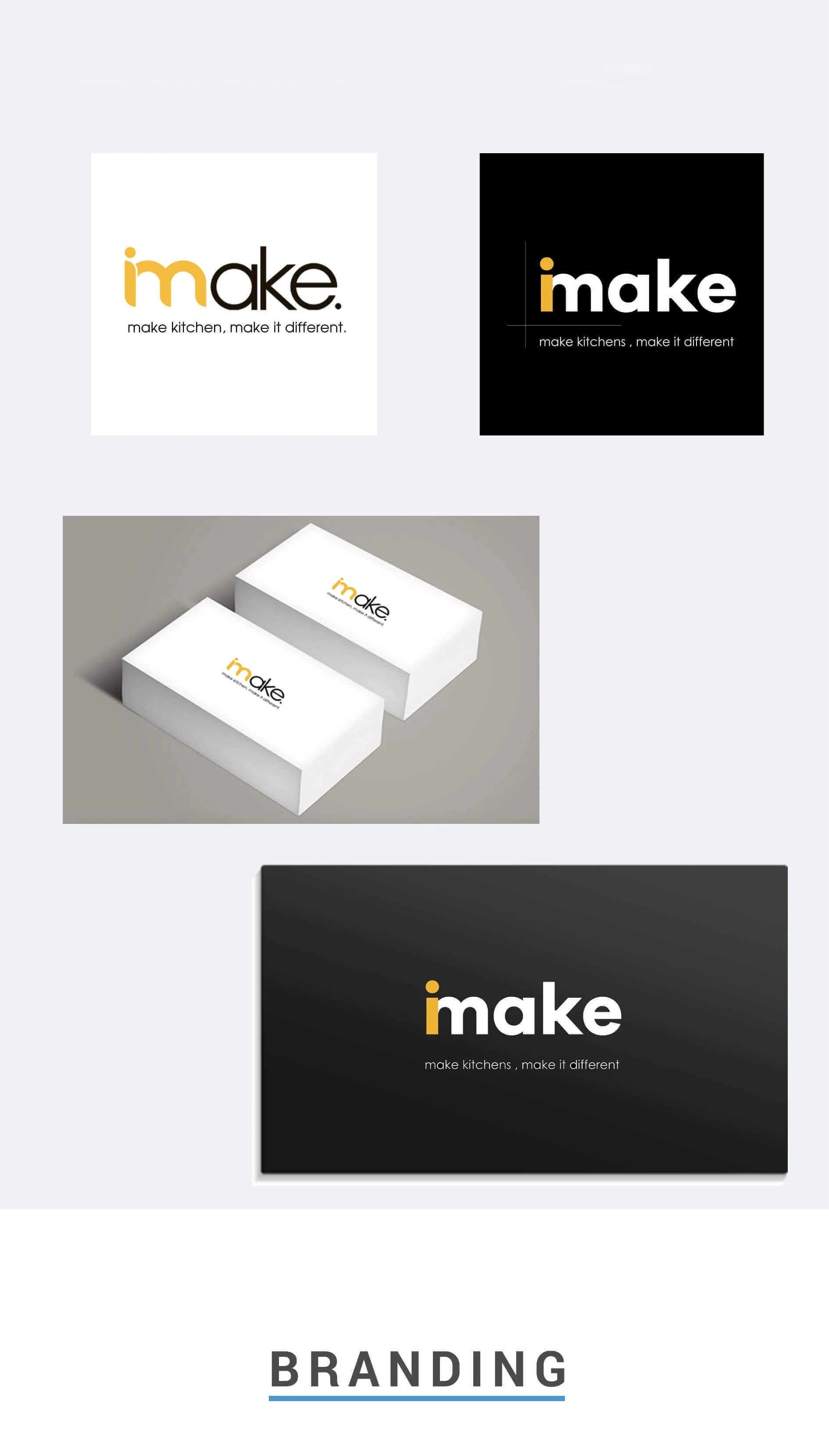 Full branding for iMake kitchen