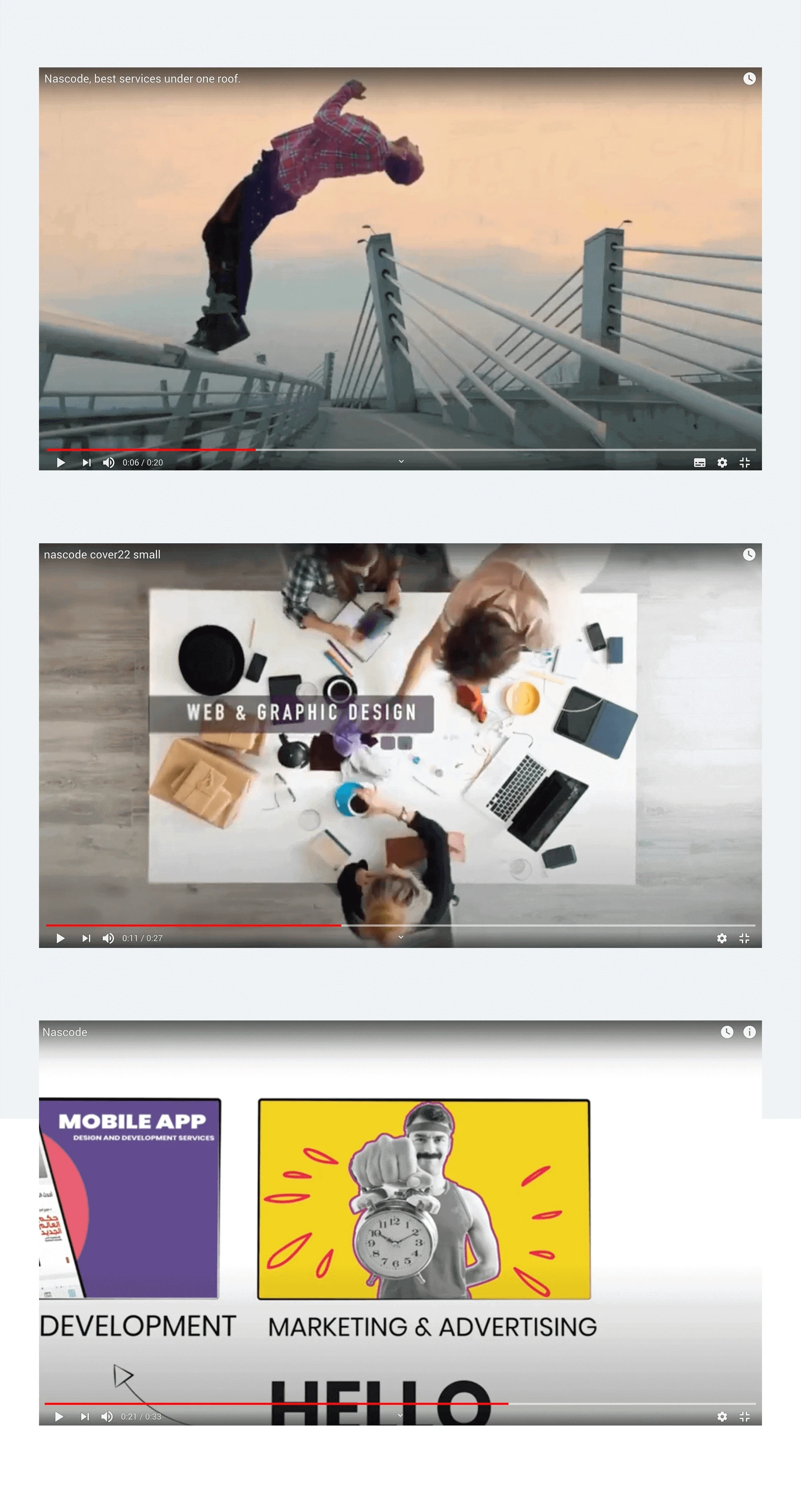 Nascode video production