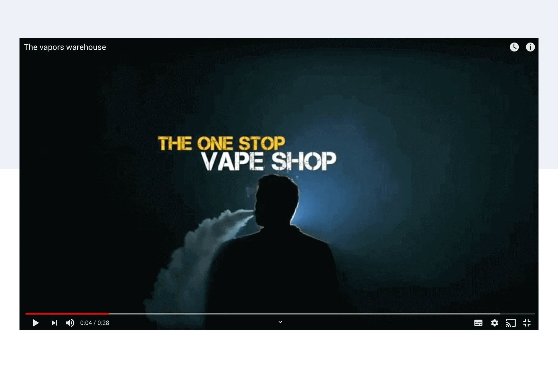 Media production for the vapors warehouse