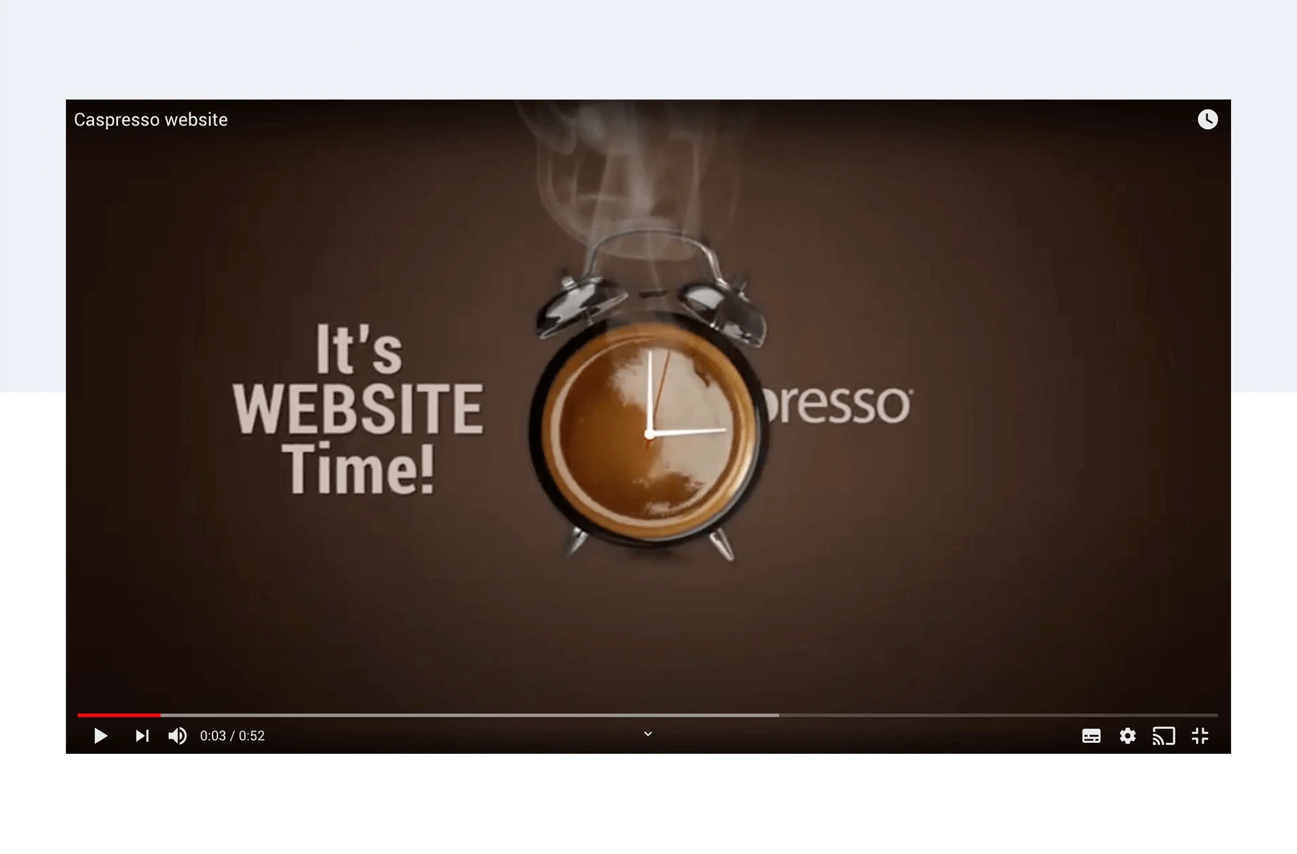 Caspresso video production