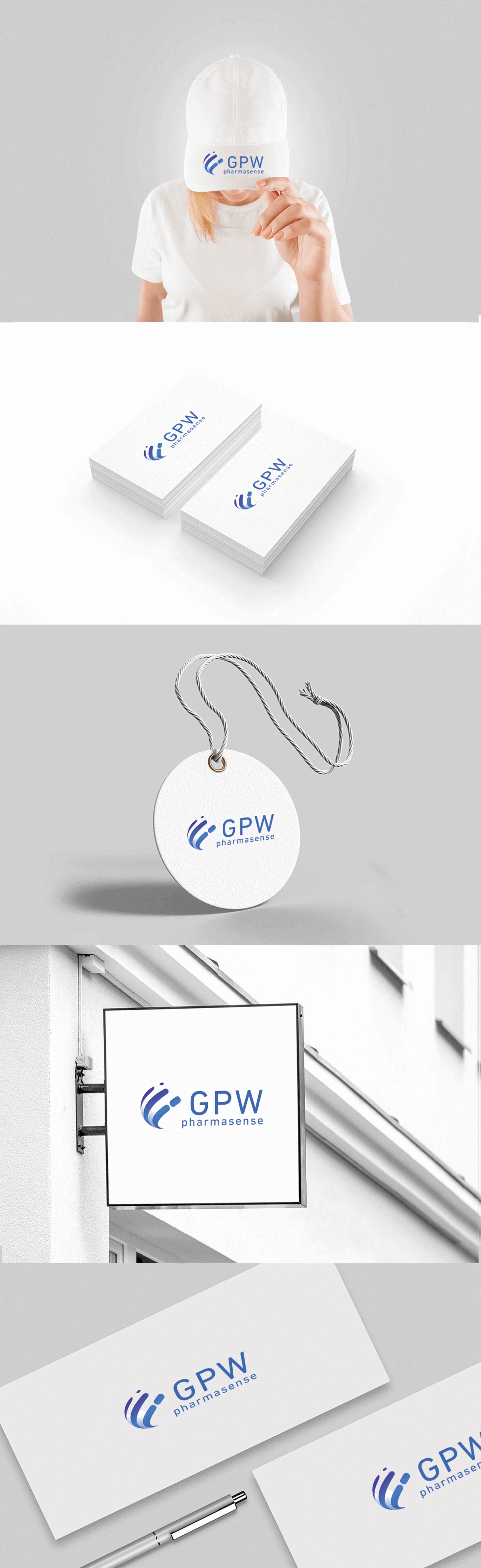 Logo design for GPW pharmasense in USA