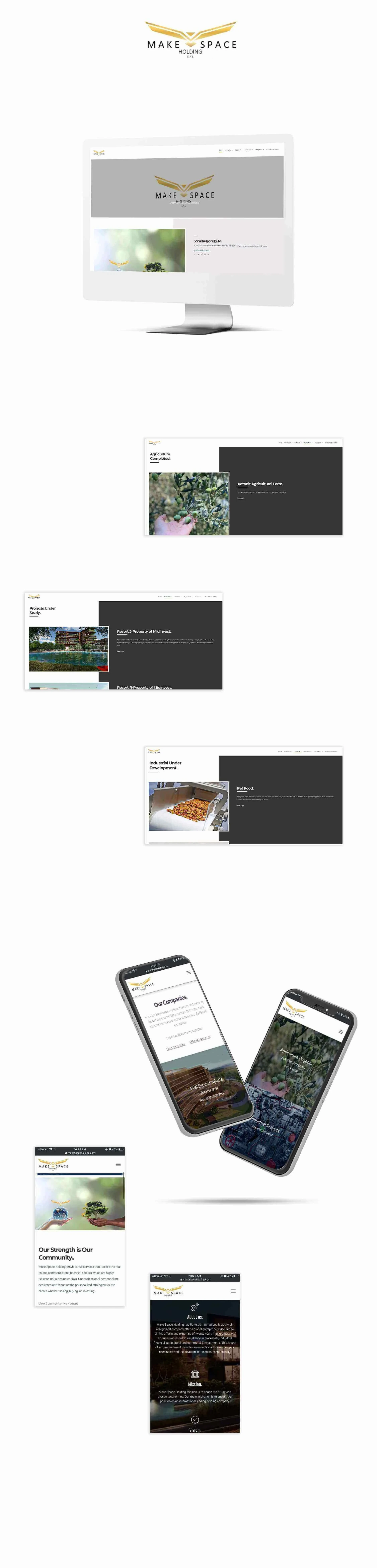 Template Website for MakeSpace Holding