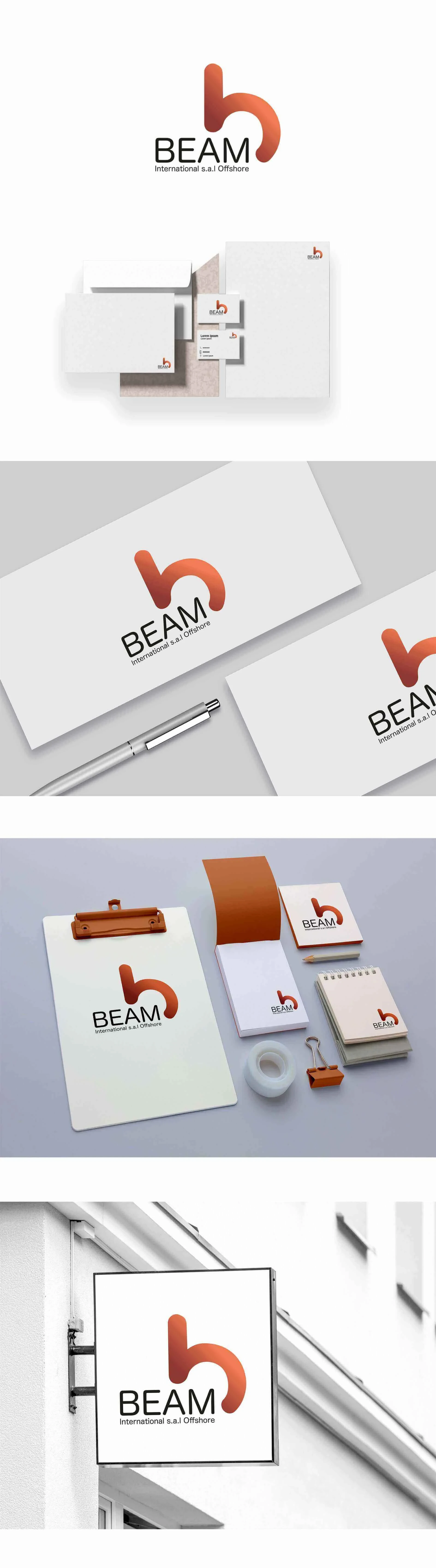 Logo uplifting for the brand Beam