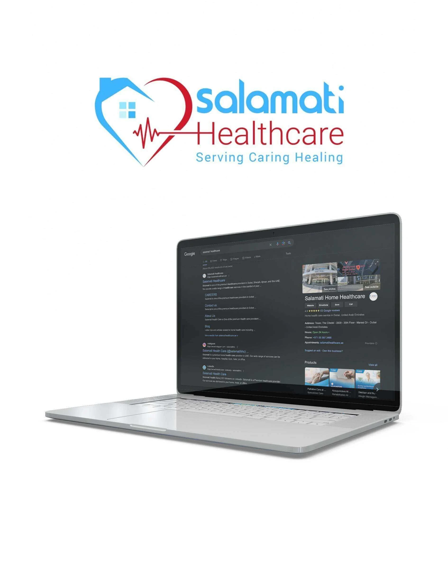 إدارة إعلانات لمكتب سلامتي للرعاية الطبيّة في الإمارات العربية المتحدة