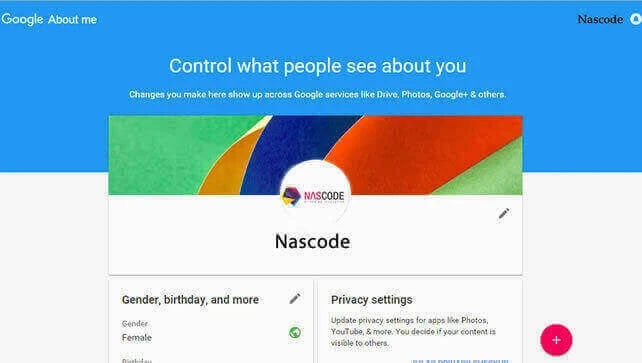 Now you can put all your personal info on Google’s new “About Me” page